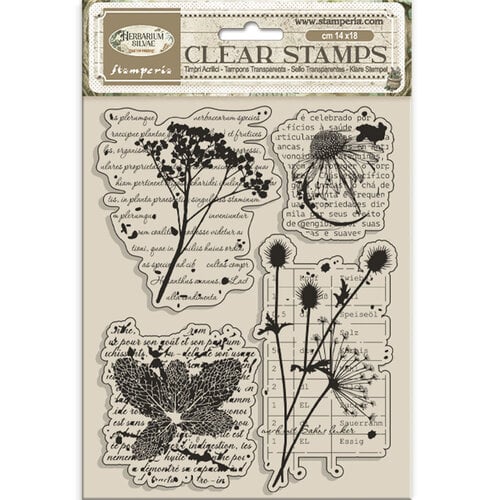 Stamperia - Herbarium Silvae Collection - Acrylic Stamps - Botanic 1 Stamperia - Herbarium Silvae Collection - Acrylic Stamps - Botanic