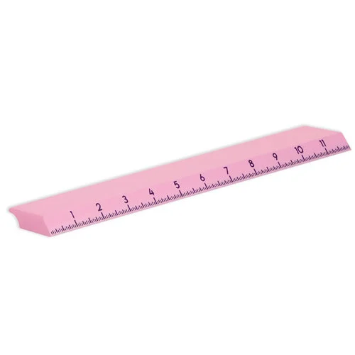Glassboard Studio - MegaMag Ruler - 12 Inch - Blush Pink 1 Glassboard Studio - MegaMag Ruler - 12 Inch - Blush Pink