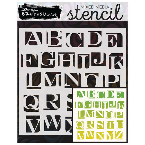 Brutus Monroe - Supplemental Collection - Stencils - Jumbled Letters