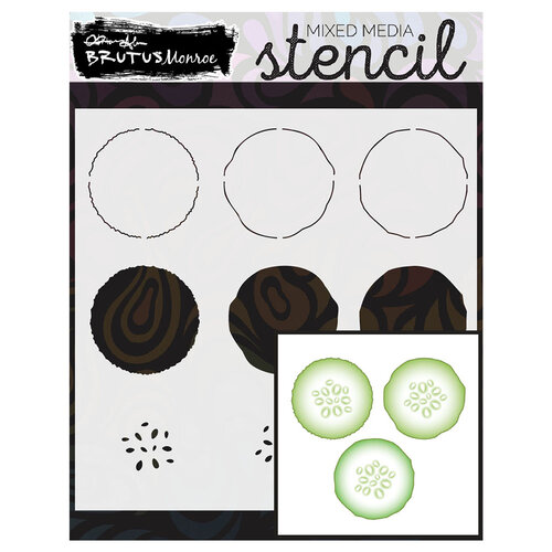 Brutus Monroe - Supplemental Collection - Stencils - Pickle Slice 1 Brutus Monroe - Supplemental Collection - Stencils - Pickle Slice