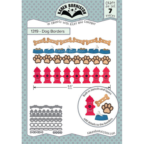 Karen Burniston - Craft Dies - Dog Borders 1 Karen Burniston - Craft Dies - Dog Borders