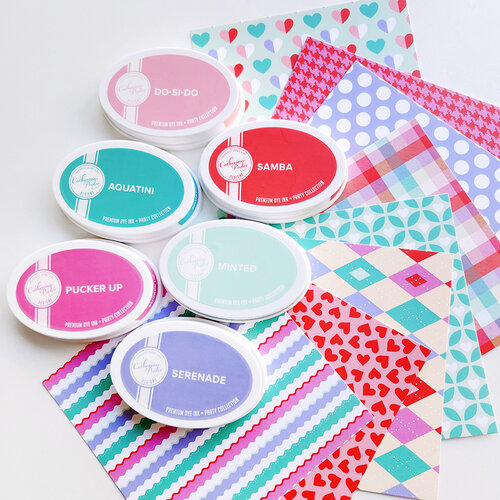 Catherine Pooler Designs - Crush On You Collection - Patterned Paper Pack - Heartbreaker
