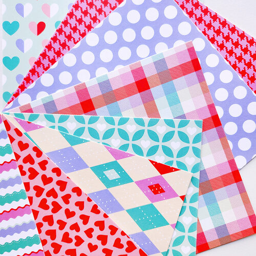 Catherine Pooler Designs - Crush On You Collection - Patterned Paper Pack - Heartbreaker 3 Catherine Pooler Designs - Crush On You Collection - Patterned Paper Pack - Heartbreaker