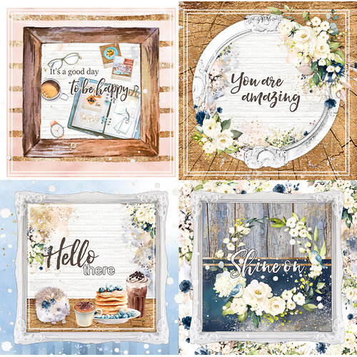 Memory Place - Hello Collection - 12 x 12 Double Sided Paper - 04