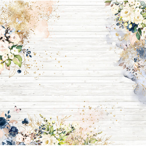 Memory Place - Hello Collection - 12 x 12 Double Sided Paper - 04