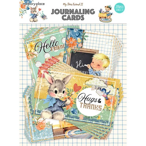Memory Place - My Deer Friends II Collection - Journaling Cards