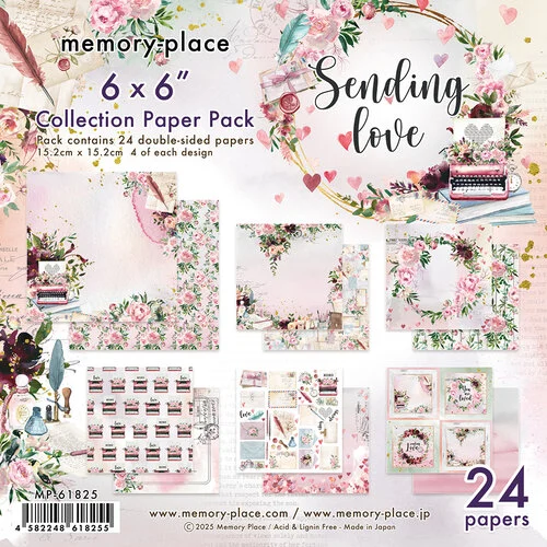 Memory Place - Sending Love Collection - 6 x 6 Collection Pack