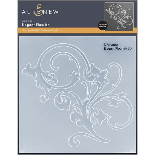 Altenew - Embossing Folder - 3D - Elegant Flourish