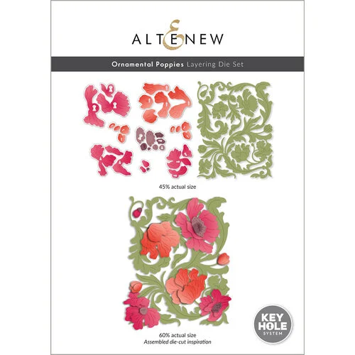 Altenew - Layering Dies - Ornamental Poppies 1 Altenew - Layering Dies - Ornamental Poppies