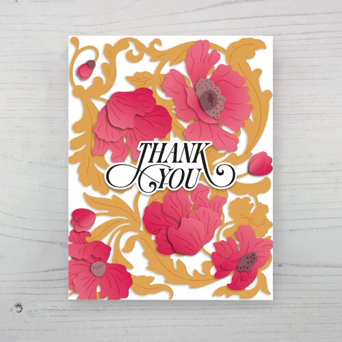 Altenew - Layering Dies - Ornamental Poppies 4 Altenew - Layering Dies - Ornamental Poppies