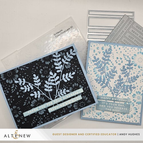 Altenew - Embossing Folder - 3D - Piped Floral Lace 10 Altenew - Embossing Folder - 3D - Piped Floral Lace
