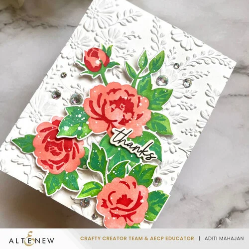 Altenew - Embossing Folder - 3D - Piped Floral Lace 4 Altenew - Embossing Folder - 3D - Piped Floral Lace