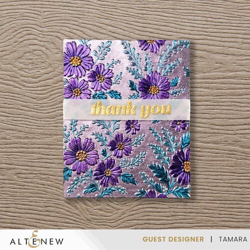Altenew - Embossing Folder - 3D - Piped Floral Lace 8 Altenew - Embossing Folder - 3D - Piped Floral Lace