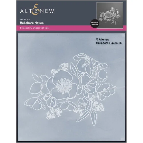 Altenew - Embossing Folder - 3D - Hellebore Haven 1 Altenew - Embossing Folder - 3D - Hellebore Haven