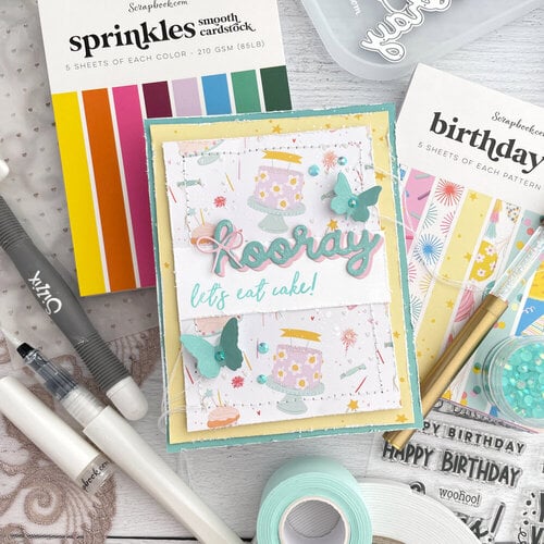 Scrapbook.com - Decorative Die Set - Celebration Sentiments 9 Scrapbook.com - Decorative Die Set - Celebration Sentiments