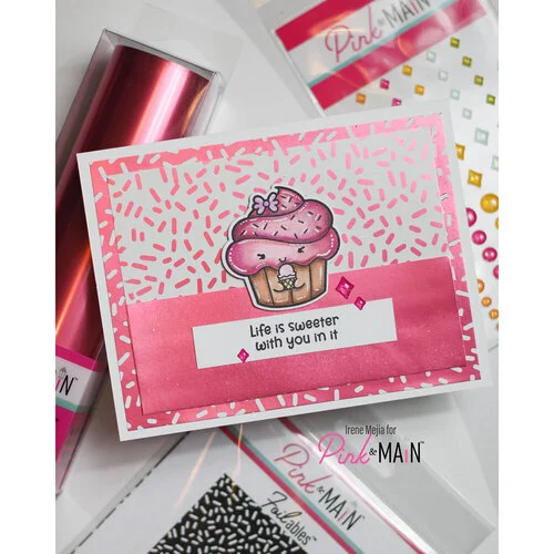 Pink and Main - CheerFoil Collection - Transfer Foil - Satin Pink 2 Pink and Main - CheerFoil Collection - Transfer Foil - Satin Pink