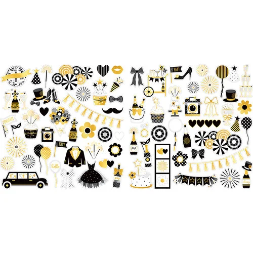 Bella Blvd - Let's Celebrate! Collection - Ephemera - Icons