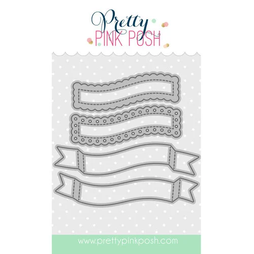 Pretty Pink Posh - Dies - Banner Greetings 2