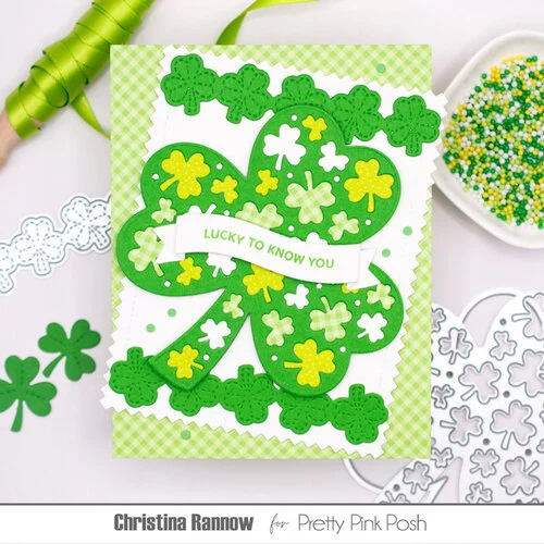 Pretty Pink Posh - Dies - Decorative Shamrock