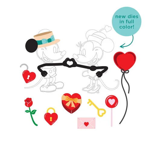 Spellbinders - Classic Mouse Love Collection - Etched Dies - Classic Mouse Love 2 Spellbinders - Classic Mouse Love Collection - Etched Dies - Classic Mouse Love