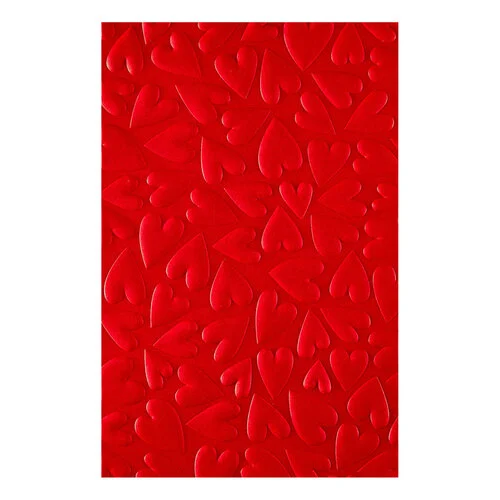 Spellbinders - Simon Hurley - Sending Hugs Collection - 3D Embossing Folder - Puffy Hearts 2 Spellbinders - Simon Hurley - Sending Hugs Collection - 3D Embossing Folder - Puffy Hearts