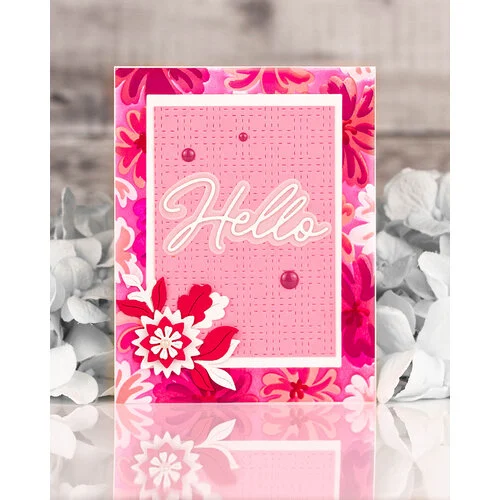 Pinkfresh Studio - Artful Foundations Collection - Stencils - Petal Pop