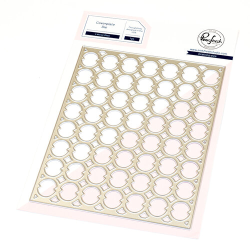 Pinkfresh Studio - Artful Foundations Collection - Dies - Lattice Glow Coverplate 1 Pinkfresh Studio - Artful Foundations Collection - Dies - Lattice Glow Coverplate