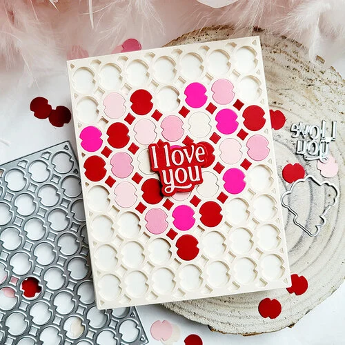 Pinkfresh Studio - Artful Foundations Collection - Dies - Lattice Glow Coverplate 5 Pinkfresh Studio - Artful Foundations Collection - Dies - Lattice Glow Coverplate