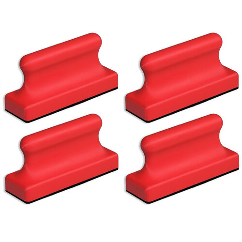 Glassboard Studio - MegaPawn Neodymium Magnet - Cherry Red - 4 Pack 1 Glassboard Studio - MegaPawn Neodymium Magnet - Cherry Red - 4 Pack