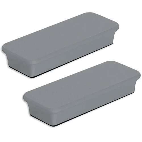 Glassboard Studio - MegaBar Neodymium Magnet - Steel Gray - 2pk 1 Glassboard Studio - MegaBar Neodymium Magnet - Steel Gray - 2pk
