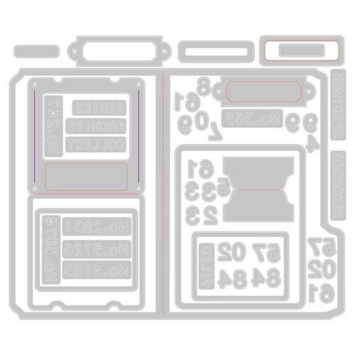 Sizzix - Tim Holtz - Thinlits Dies - Specimen