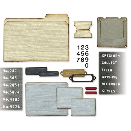 Sizzix - Tim Holtz - Thinlits Dies - Specimen