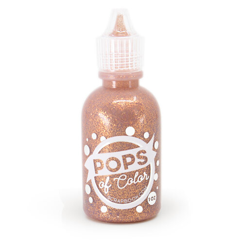 Scrapbook.com - Pops of Color - Glitter - Copper - 1oz 1 Scrapbook.com - Pops of Color - Glitter - Copper - 1oz