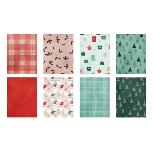 Scrapbook.com - Christmas - Patterned Cardstock Paper Pad - Double Sided - 6x8 - 40 Sheets