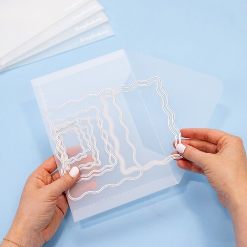 Scrapbook.com - Storage Envelopes - Plastic - 6 x 8.75 - Medium - 5 Pack