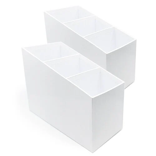 Scrapbook.com - Craft Room Basics - Tall Sticker Organizer - White - 2 Pack Bundle 1 Scrapbook.com - Craft Room Basics - Tall Sticker Organizer - White - 2 Pack Bundle