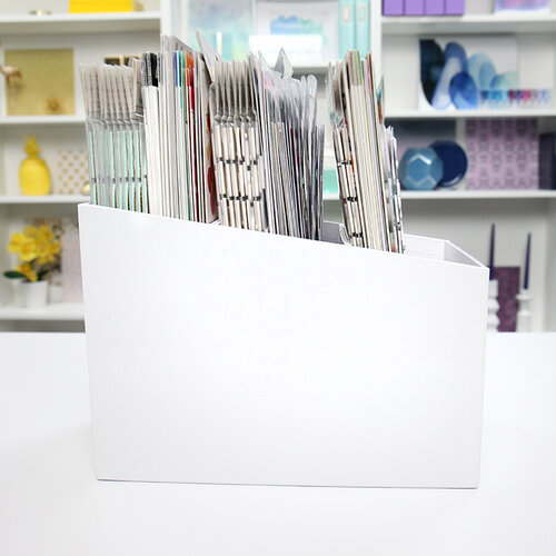 Scrapbook.com - Craft Room Basics - Tall Sticker Organizer - White - 2 Pack Bundle 4 Scrapbook.com - Craft Room Basics - Tall Sticker Organizer - White - 2 Pack Bundle