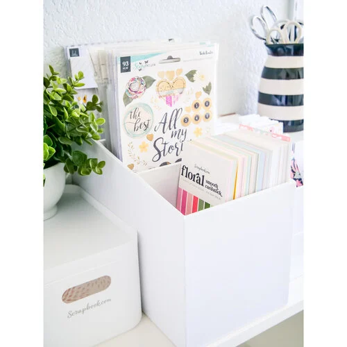 Scrapbook.com - Craft Room Basics - Tall Sticker Organizer - White - 2 Pack Bundle 7 Scrapbook.com - Craft Room Basics - Tall Sticker Organizer - White - 2 Pack Bundle