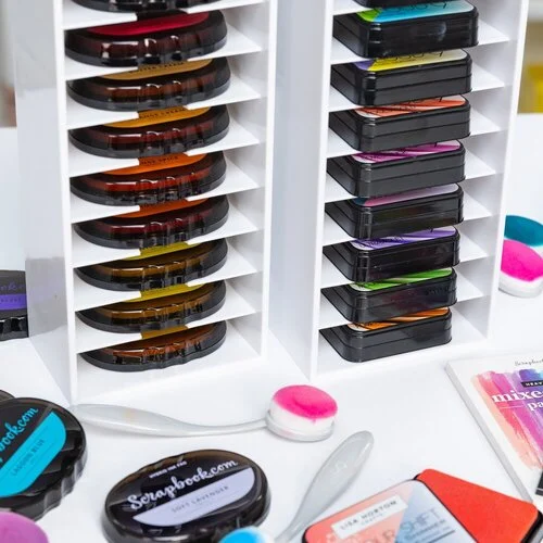 Scrapbook.com - Ink Pad Storage - White 6 Scrapbook.com - Ink Pad Storage - White
