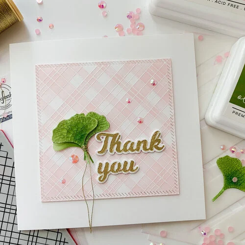 Pinkfresh Studio - Layering Stencils - Dainty Plaid 5 Pinkfresh Studio - Layering Stencils - Dainty Plaid