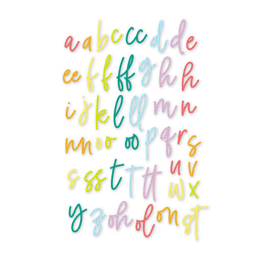 Scrapbook.com - Decorative Die Set - Uptown Alphabet - Upper and Lower