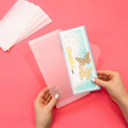 Scrapbook.com - Storage Envelopes - Plastic - 4.5 x 9.5 - Slimline - 5 Pack 2 Scrapbook.com - Storage Envelopes - Plastic - 4.5 x 9.5 - Slimline - 5 Pack