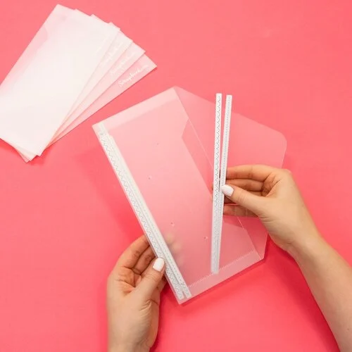 Scrapbook.com - Storage Envelopes - Plastic - 4.5 x 9.5 - Slimline - 5 Pack 3 Scrapbook.com - Storage Envelopes - Plastic - 4.5 x 9.5 - Slimline - 5 Pack