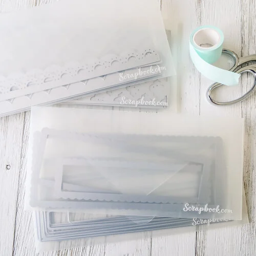 Scrapbook.com - Storage Envelopes - Plastic - 4.5 x 9.5 - Slimline - 5 Pack 7 Scrapbook.com - Storage Envelopes - Plastic - 4.5 x 9.5 - Slimline - 5 Pack