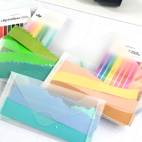 Scrapbook.com - Storage Envelopes - Plastic - 4.5 x 9.5 - Slimline - 5 Pack 9 Scrapbook.com - Storage Envelopes - Plastic - 4.5 x 9.5 - Slimline - 5 Pack