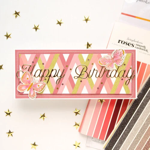 Scrapbook.com - Decorative Die Set - Long Strips - Set of 4 9 Scrapbook.com - Decorative Die Set - Long Strips - Set of 4