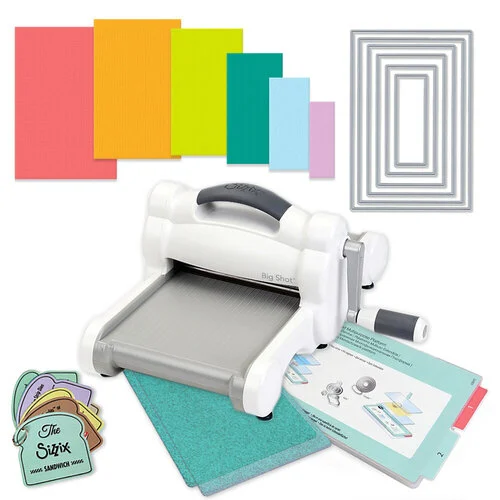 Sizzix - Big Shot Machine Die Cutting Bundle - Nested Rectangles 1 Sizzix - Big Shot Machine Die Cutting Bundle - Nested Rectangles