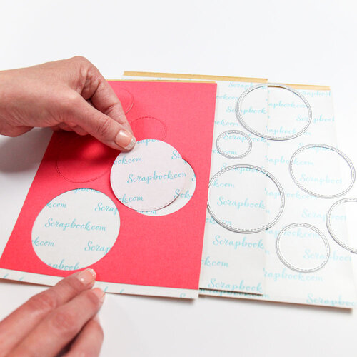 Scrapbook.com - Clear Double Sided Adhesive Sheets - 6 x 8.5 - 5 sheets