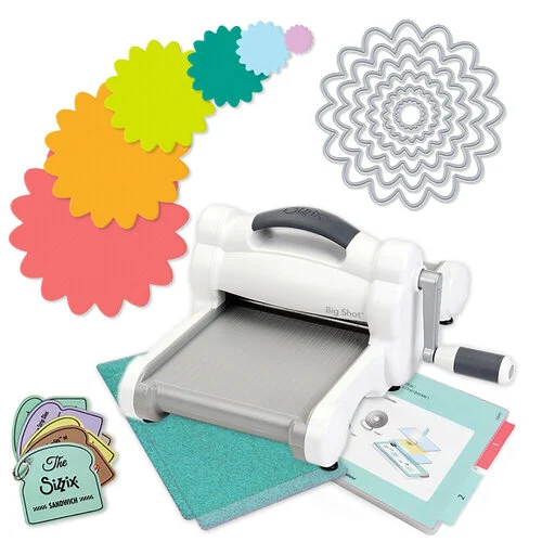 Sizzix - Big Shot Machine Die Cutting Bundle - Nested Flowers