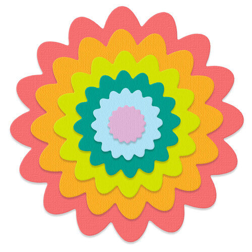 Sizzix - Big Shot Machine Die Cutting Bundle - Nested Flowers
